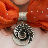 Pendentif Foulard AMANDINE